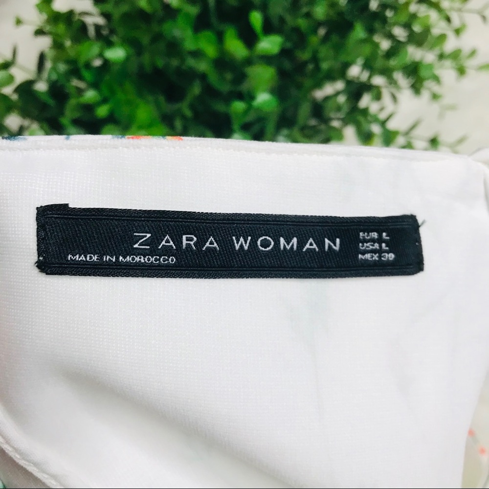 SOLD! HOST PICK Zara Floral Open Back Crop Top ✨ - Picture 6 of 6